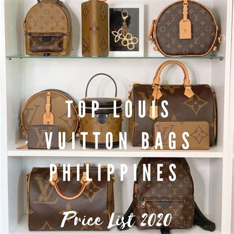 louis vuitton philippines price list 2020|Louis Vuitton wallet price Philippines.